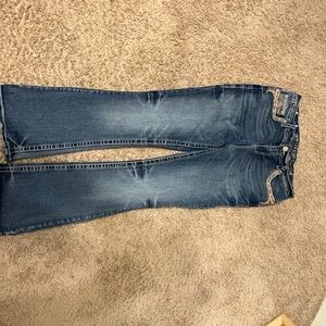 Stylish Blue Flare Women's Jeans